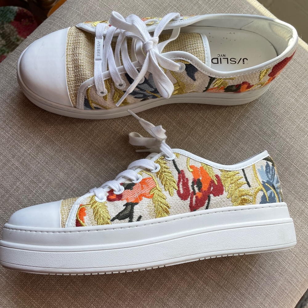 J Slides embroidered Sneakers